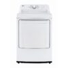 LG 7.3 cu. ft. Ultra Large Capacity Rear Control Electric Dryer with Sensor Dry – White