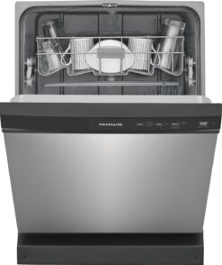 Frigidaire 24" Front Control Built-In Dishwasher with 3 Cycles – Stainless Steel