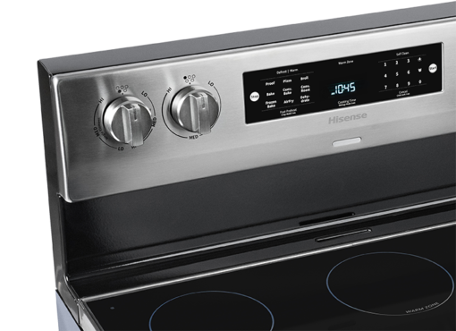 Hisense 5.8 cu. ft. Freestanding Electric Range with Air Fry and True Convection – Stainless Steel