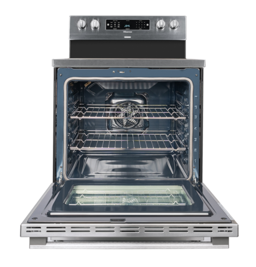 Hisense 5.8 cu. ft. Freestanding Electric Range with Air Fry and True Convection – Stainless Steel