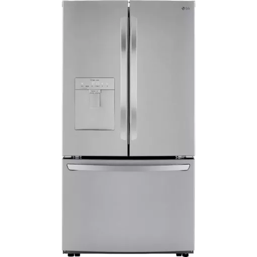 LG – 29 Cu. Ft. French Door Smart Refrigerator with Ice Maker and External Water Dispenser – Stainless Steel